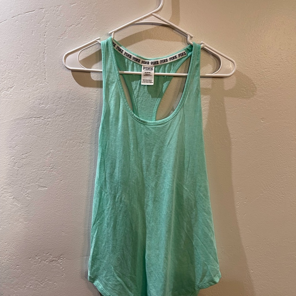 Mint Green Victoria Secret tank top. Size Medium